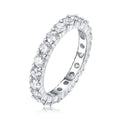 Lueur Sculptée, 18k White Gold-Plated S925 Sterling Silver 2.1ct Wedding Ring