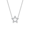 Constellation Intérieure, 18k White Gold-Plated S925 Sterling Silver Moissanite Pendant Necklace Collection
