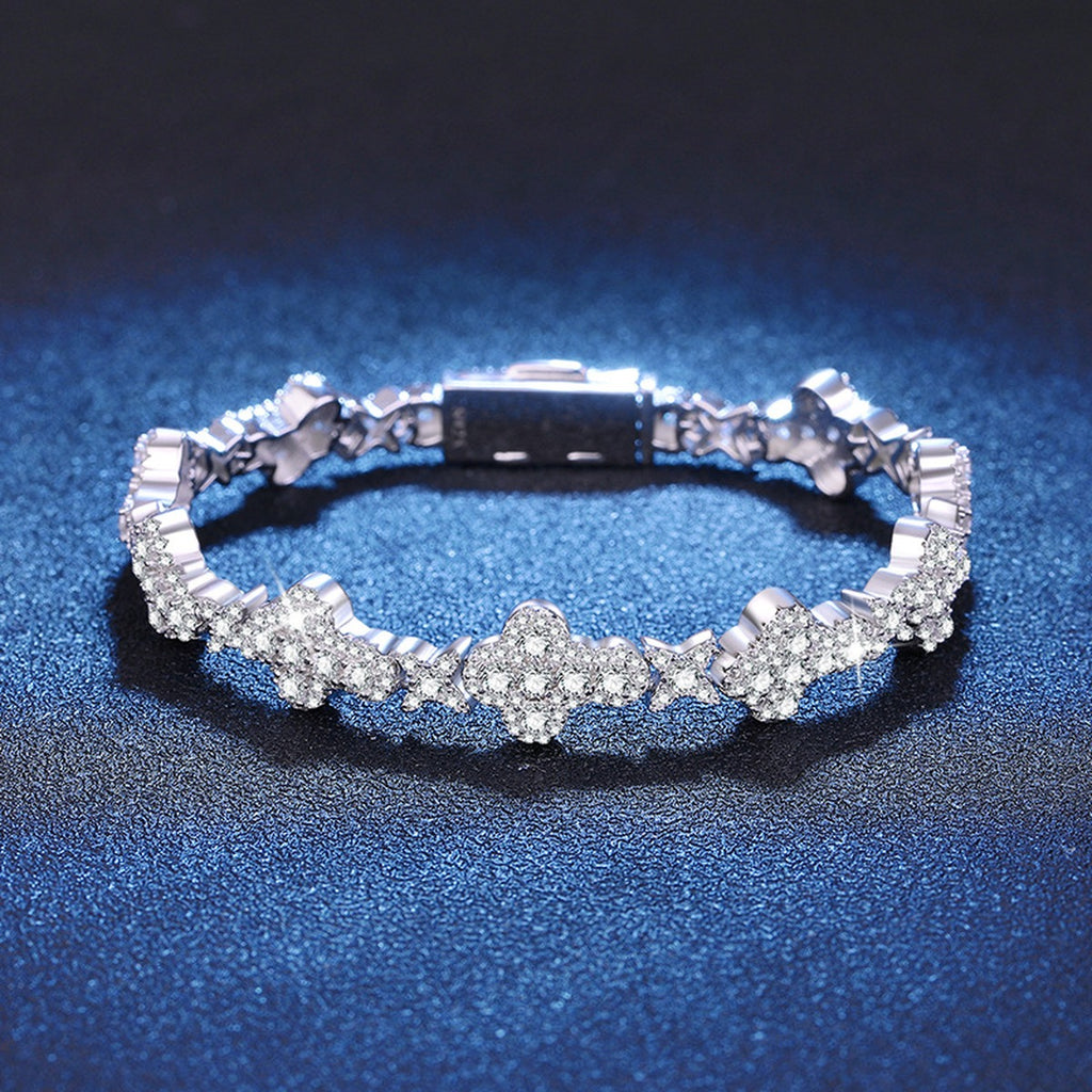 Full Moissanite Tennis Bracelet bracelet scene view