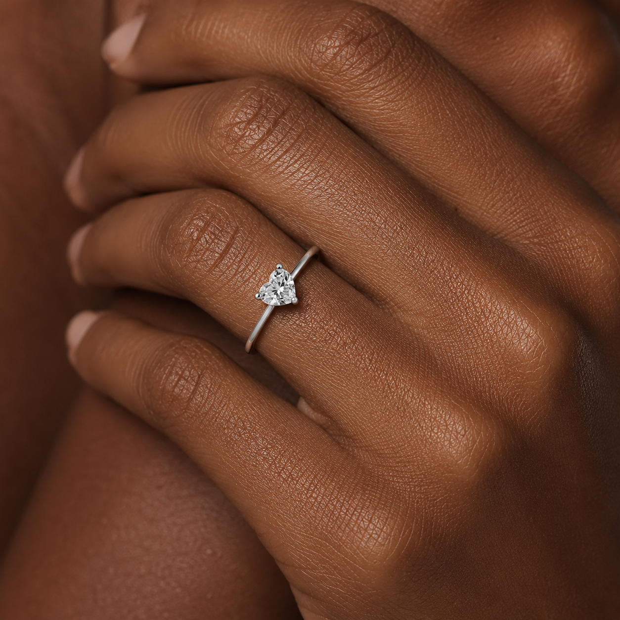 Solitaire moissanite engagement rings by CelinieJourney
