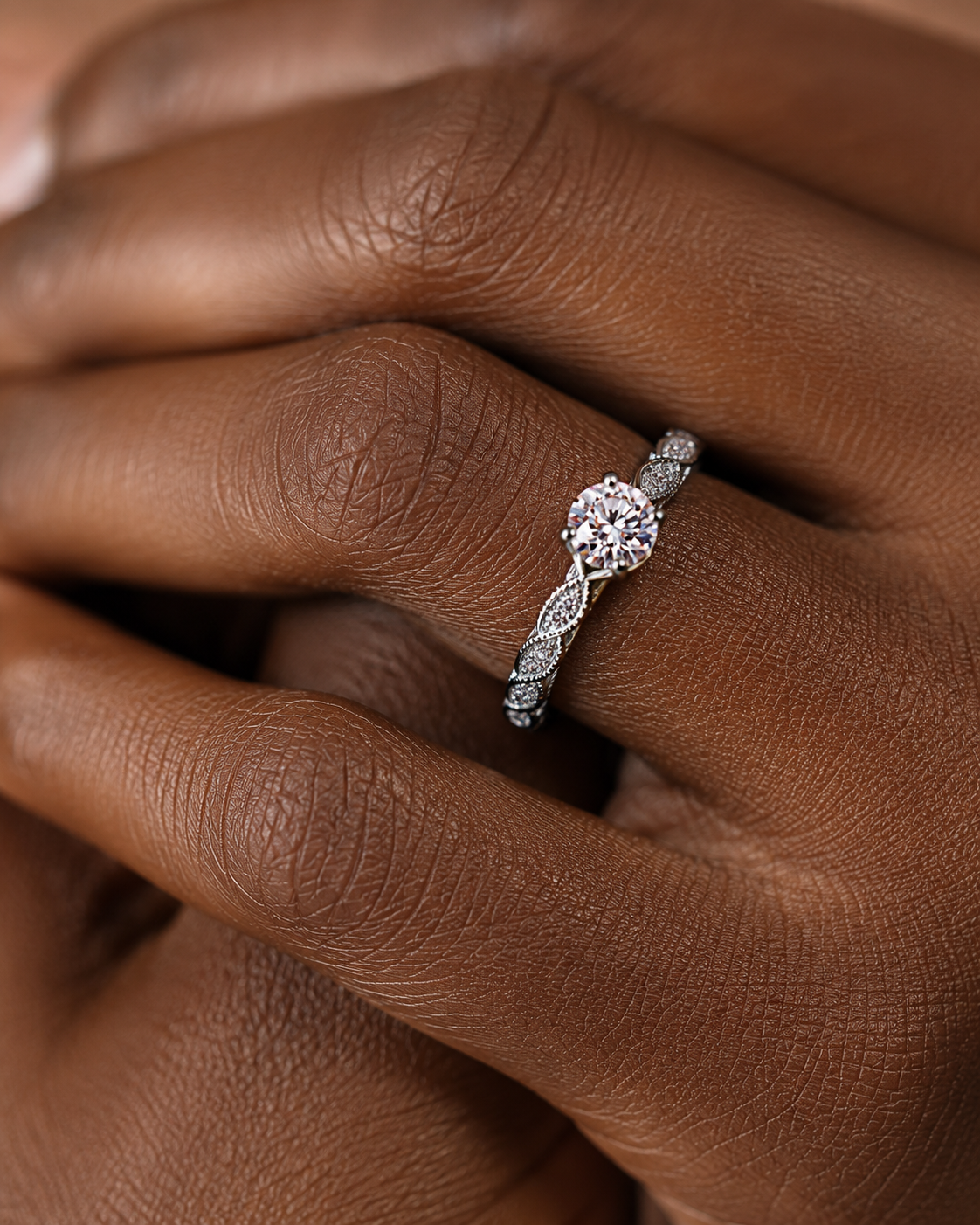 Vintage moissanite engagement rings by CelinieJourney